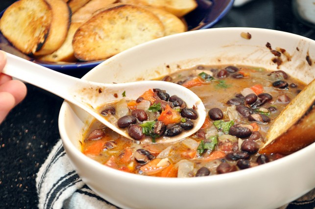 Quick And Easy Black Bean Soup | Jenna's Everything Blog