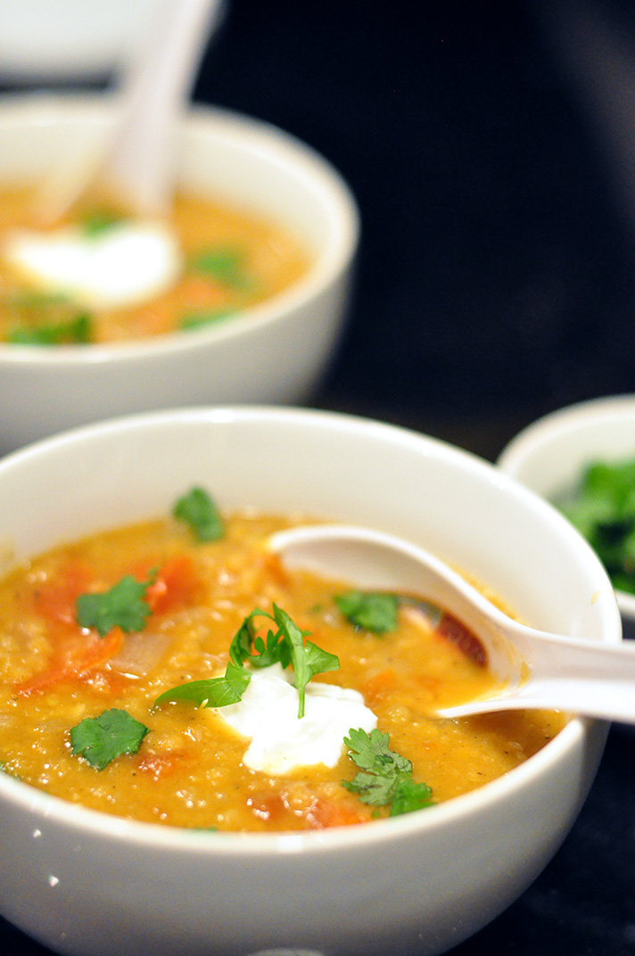 Curried Red Lentil Soup | Jenna's Everything Blog