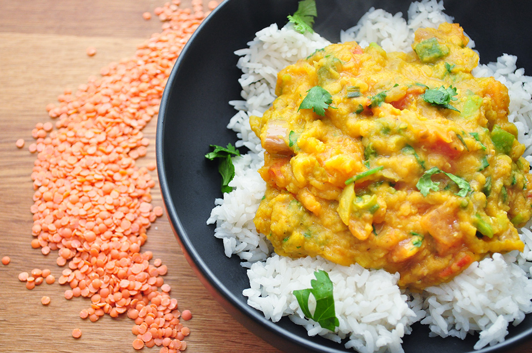 Tarka Dhal (Lentils with Shallots) | Jenna's Everything Blog