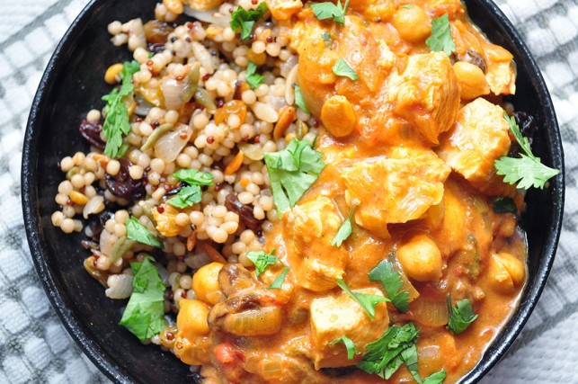 Indian-Style Chicken Curry with Chickpeas and Raisins | Jenna's ...